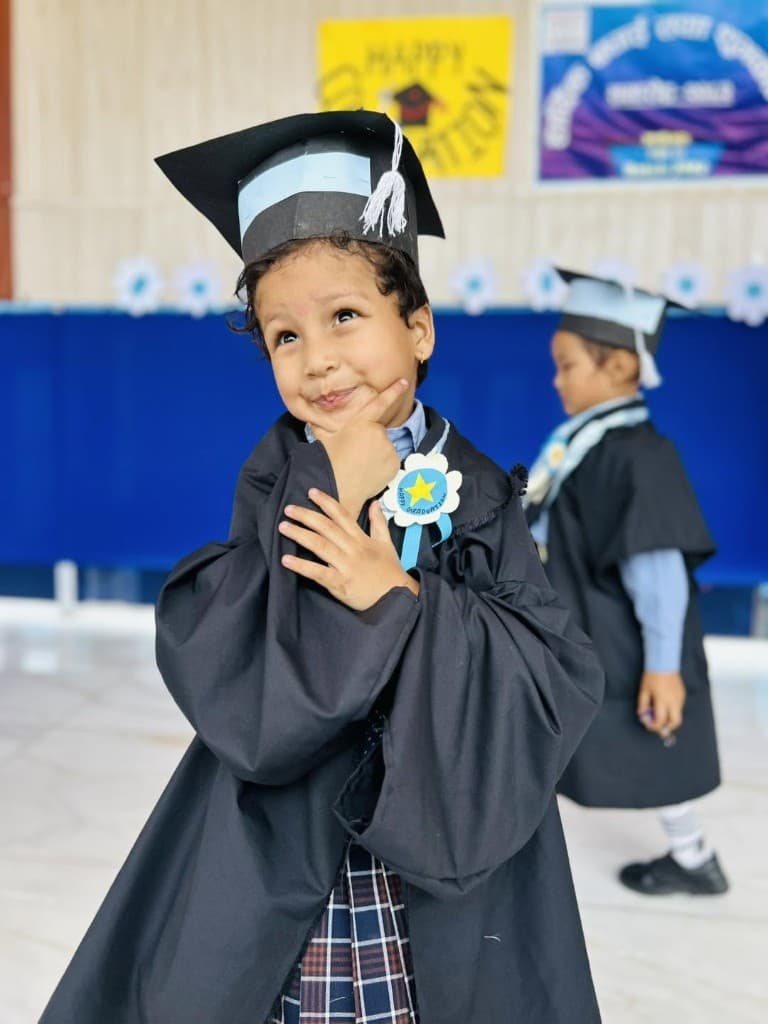 Young graduate at Rupratna Memorial Boarding School