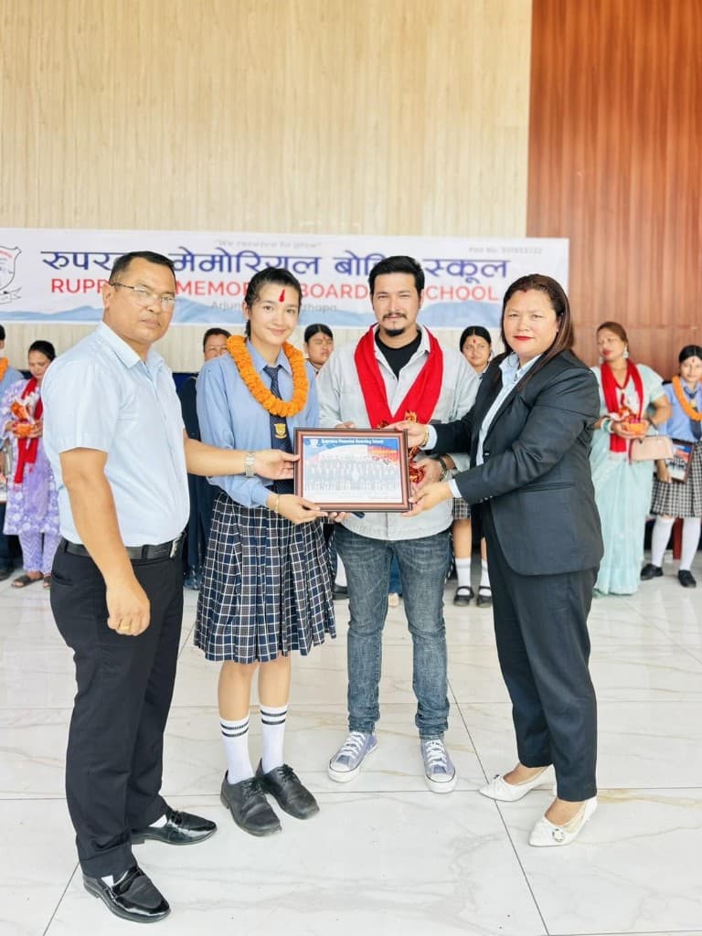 School ceremony at Rupratna Memorial